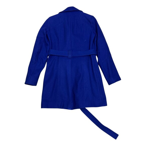 MICHAEL KORS Luxury Designer Wool Blend Winter Business Pea Coat Womens XS - Picture 5 of 6